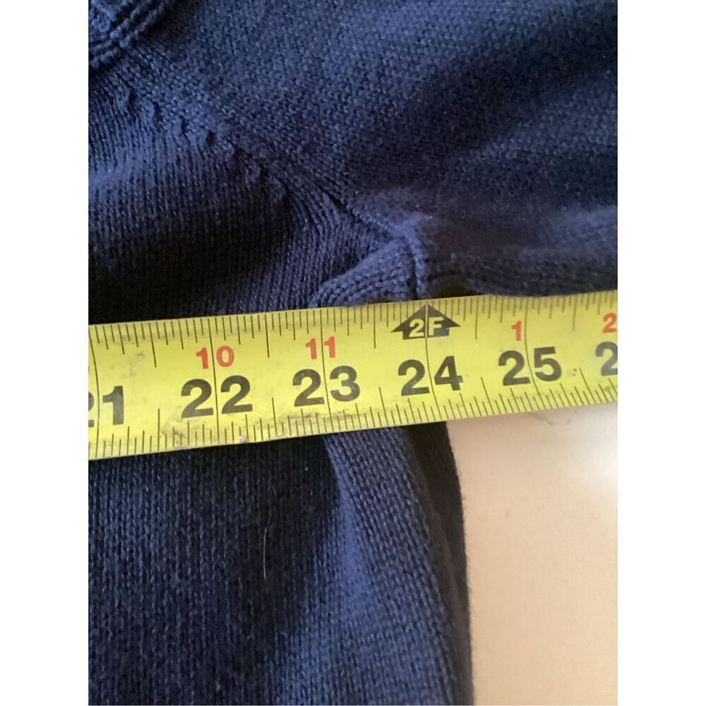 NEW Talbots Soft Cable Knit Pullover Sweater Sz 2XL Navy Fair Isle - Picture 7 of 9